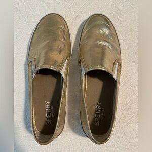 Sperry Gold slip on
